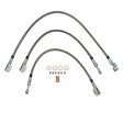 t 97-06 Jeep Wrangler Brake Hose Kit No ABS Stainless Steel HSK0049SS Fine Lines
