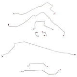 t 97-06 Jeep Wrangler Brake Line Kit No ABS Fine Lines