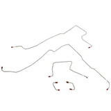 t 97-06 Jeep Wrangler Front Brake Kit Line Kit No ABS Stainless Steel Fine Lines