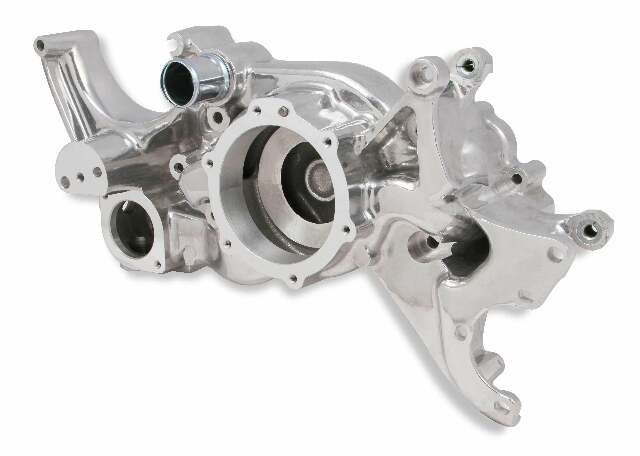 Holley performance fuel system component polished
