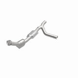 MagnaFlow direct-fit catalytic converter fits 1997-1998 E150/E250 4.2L passenger side 4.2L passenger side stainless steel Federal EPA compliant OBDII 93322