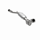 MagnaFlow direct-fit catalytic converter for 1997-1998 Ford F-150 4.2L driver side stainless steel Federal EPA compliant OBDII 93428