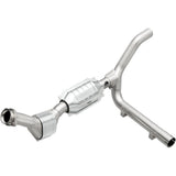 MagnaFlow direct-fit catalytic converter for 1997-1998 Ford F-150 4.2L passenger side stainless steel Federal EPA compliant OBDII 93429