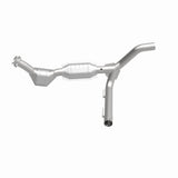 MagnaFlow direct-fit catalytic converter for 1997-1998 Ford F-150 4.2L passenger side stainless steel Federal EPA compliant OBDII 93429