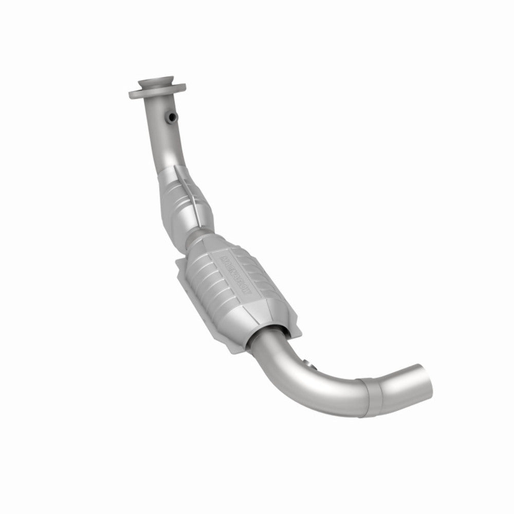MagnaFlow direct-fit catalytic converter for 1997-1998 Ford 4.6L driver side stainless steel Federal EPA compliant OBDII 93129