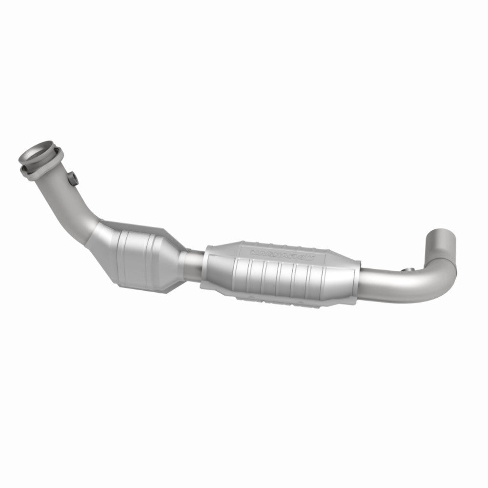 MagnaFlow direct-fit catalytic converter for 1997-1998 Ford 4.6L driver side stainless steel Federal EPA compliant OBDII 93129