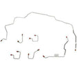 Front Brake Line Kit for 1997-1998 97-98 Jeep Grand Cherokee steel