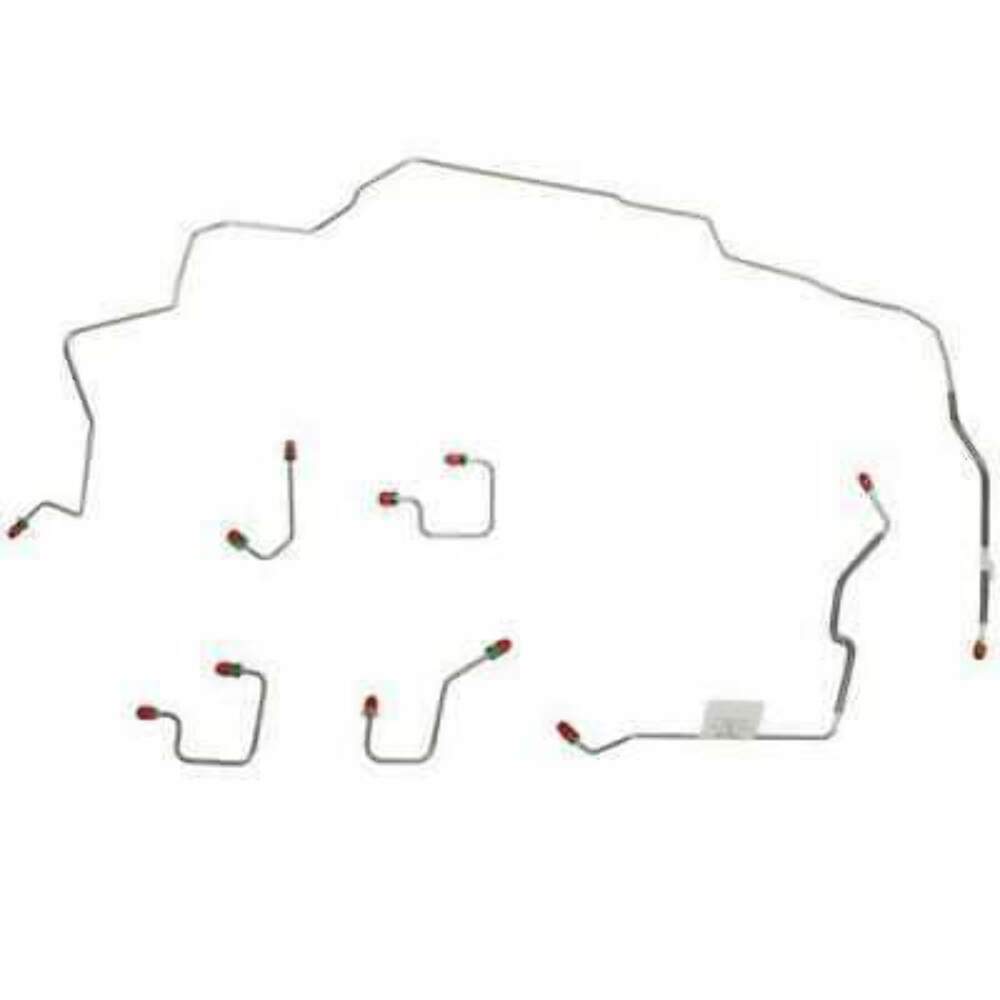 Front Brake Line Kit for 1997-1998 97-98 Jeep Grand Cherokee steel