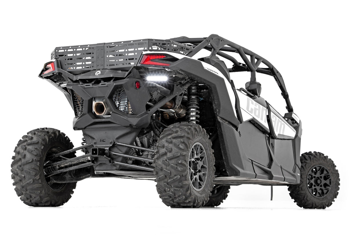 Fits Can-Am Maverick X3 LED Light Tail Light Mount 6" Black Slimline Pair 97026