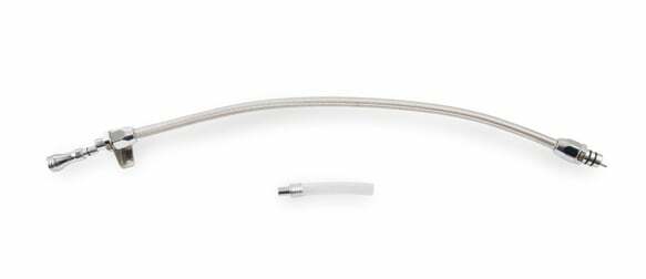 Mr. Gasket automatic transmission dipstick and tube braided stainless steel Chevy aluminum 9704G