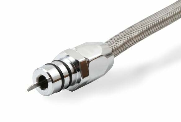 Mr. Gasket automatic transmission dipstick and tube braided stainless steel Chevy aluminum 9704G