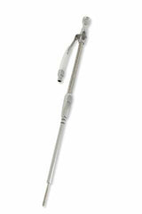 Mr. Gasket engine oil dipstick and tube braided stainless steel Chevy polished aluminum 9705G