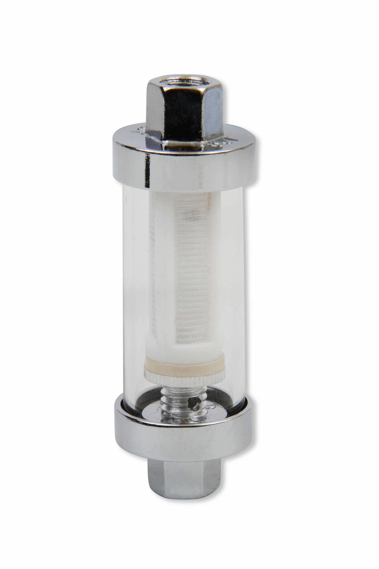 Mr. Gasket clearview fuel filter carburetor chrome 9706
