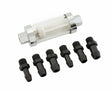 Mr. Gasket clearview fuel filter carburetor chrome 9706