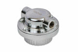 Mr Gasket Fuel Pressure Regulator 9710; 1-6 psi Returnless Chrome for Gasoline