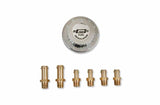 Mr Gasket Fuel Pressure Regulator 9710; 1-6 psi Returnless Chrome for Gasoline