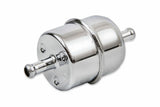 Mr. Gasket chrome fuel filter fits 5/16 inch hose polished steel 9745