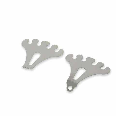 Mr. Gasket wire loom set 4 wire short chrome steel rubber 9751