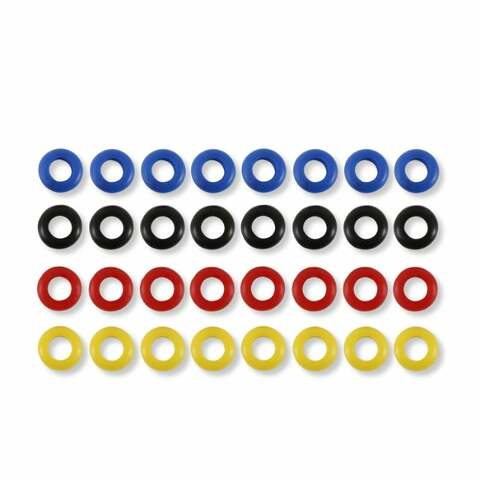 Mr. Gasket wire loom set 4 wire short chrome steel rubber 9751