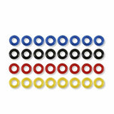 Mr. Gasket wire loom set 4 wire short chrome steel rubber 9751