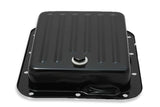 Mr. Gasket transmission oil pan black steel 9755BMRG Ford aluminum 2493