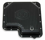Mr. Gasket transmission oil pan black steel 9756BMRG Ford aluminum 2493