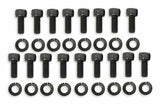 Mr. Gasket transmission oil pan black steel 9756BMRG Ford aluminum 2493