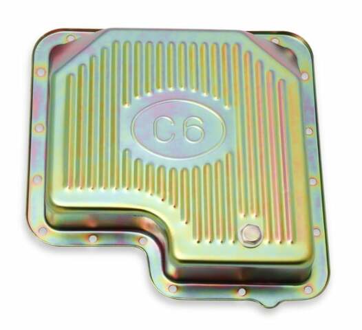 Mr. Gasket transmission oil pan zinc 9756ZMRG Ford aluminum steel 2493