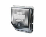 Mr. Gasket transmission oil pan chrome Chevy aluminum steel 9761