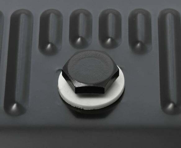 Mr. Gasket transmission oil pan black steel 9765BMRG LS engine Chevy aluminum 2493