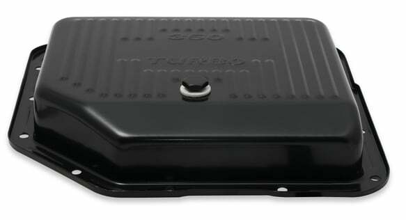 Mr. Gasket transmission oil pan black steel 9765BMRG LS engine Chevy aluminum 2493
