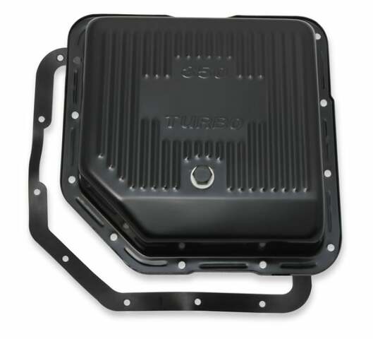 Mr. Gasket transmission oil pan black steel 9765BMRG LS engine Chevy aluminum 2493