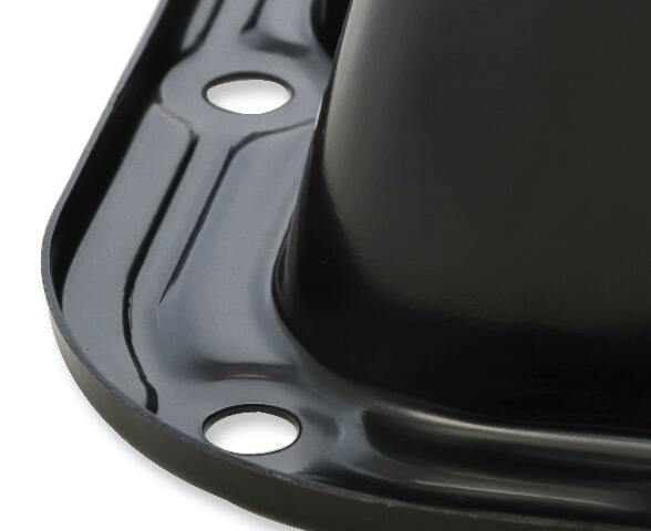 Mr. Gasket transmission oil pan black steel 9767BMRG LS engine Chevy aluminum 2493