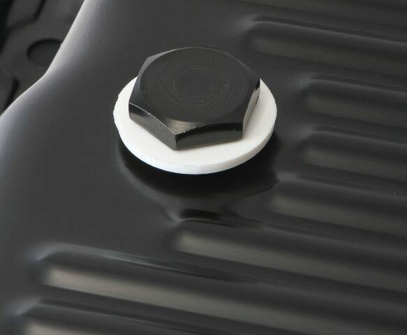 Mr. Gasket transmission oil pan black steel 9767BMRG LS engine Chevy aluminum 2493