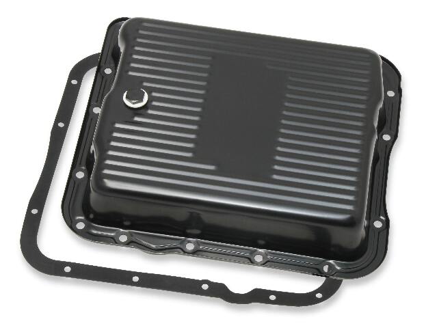 Mr. Gasket transmission oil pan black steel 9767BMRG LS engine Chevy aluminum 2493