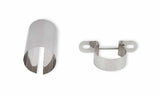 Mr. Gasket chrome coil holder bracket with bolt horizontal mount steel 9777