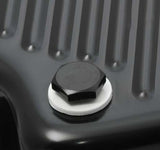 Mr. Gasket transmission oil pan black steel 9786BMRG Chevy aluminum 2493