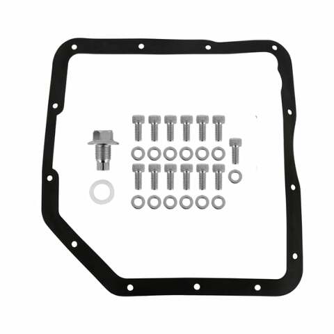 Mr. Gasket transmission oil pan polished aluminum Chevy steel 9791G