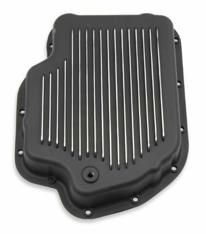Mr. Gasket transmission oil pan black aluminum 9796BMRG Chevy steel 2493