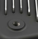 Mr. Gasket transmission oil pan black aluminum 9796BMRG Chevy steel 2493
