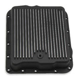 Mr. Gasket transmission oil pan black aluminum 9797BMRG LS engine Chevy steel 2493
