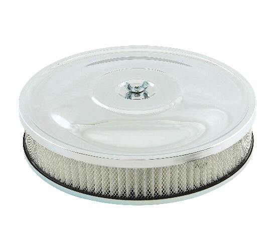 Mr. Gasket air cleaner 10 inch x 2 inch chrome steel 9798