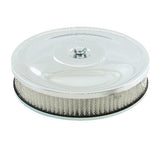 Mr. Gasket air cleaner 10 inch x 2 inch chrome steel 9798