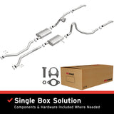 2003-2011 Ford Crown Victoria Direct-Fit Replacement Exhaust System 106-0618 aluminized steel