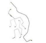t 98-00 Chevrolet S-10 Brake Line Kit 2WD Reg Cab/Short Bed Rear Drum Without ZR2 Fine Lines