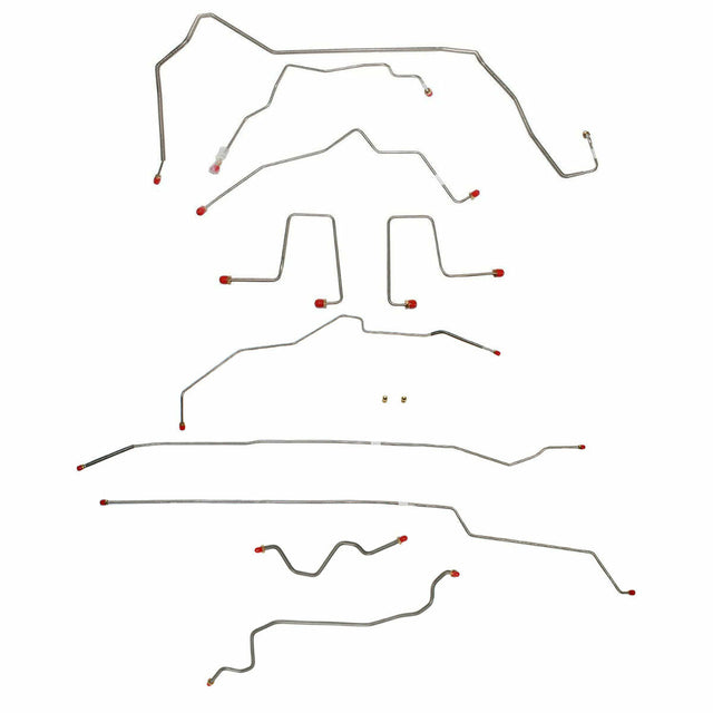 t 98-00 Chevrolet S10 Brake Line Kit 4WD Ext Cab/Short Bed Stainless Steel Fine Lines