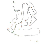 t 98-00 Chevrolet S10 Brake Line Kit 4WD Ext Cab/Short Bed Stainless Steel Fine Lines