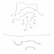 Brake Line Kit for 2013 98-01 Dodge Dodge Ram 3500 ABS 4WD long bed stainless steel