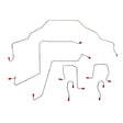 t 98-01 Dodge Ram 1500 Front Brake Line Kit 2WD RWABS Fine Lines