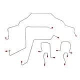 Front Brake Line Kit for 1998-2001 98-01 Dodge Ram 1500 ABS 2WD stainless steel